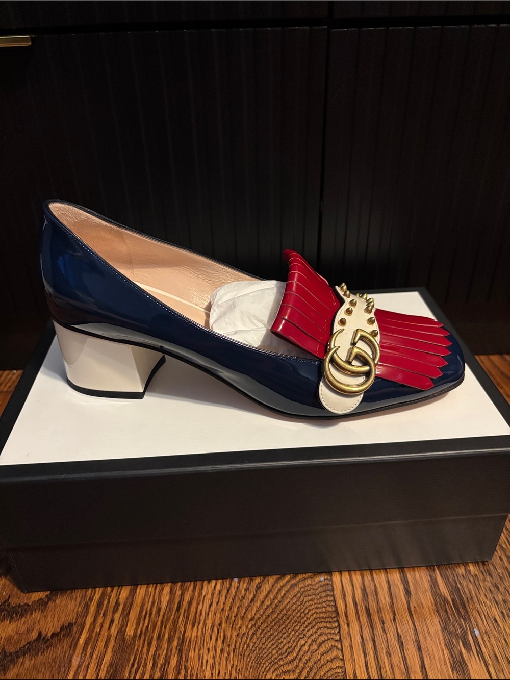 Women's GUCCI loafers Size 40.5 size 10.5 - Picture 7 of 14
